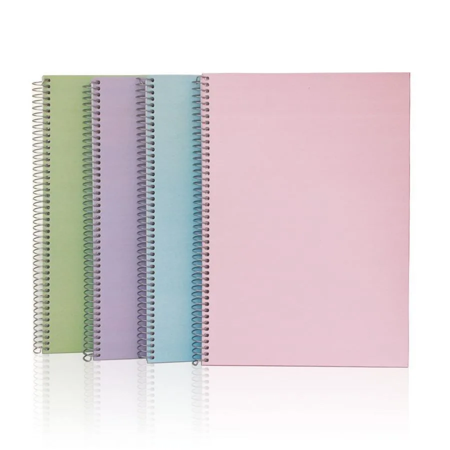 Bayındır Pastel 20x28 Cm Sert Kapak Spiralli Defter Kareli 120 Yp Bed0671