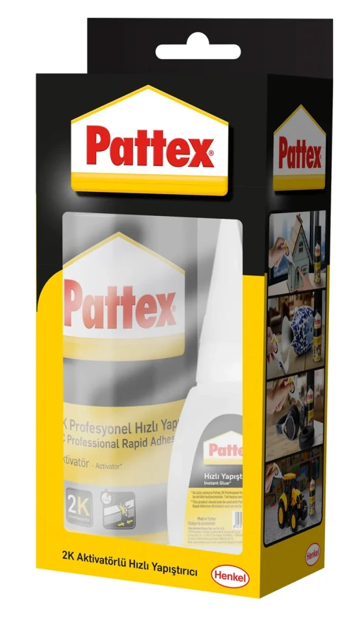 Pattex 2k 100 Ml+25 Gr Hızlı Yapıştırıcı 2645988