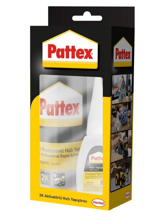 Pattex 2k 100 Ml+25 Gr Hızlı Yapıştırıcı 2645988