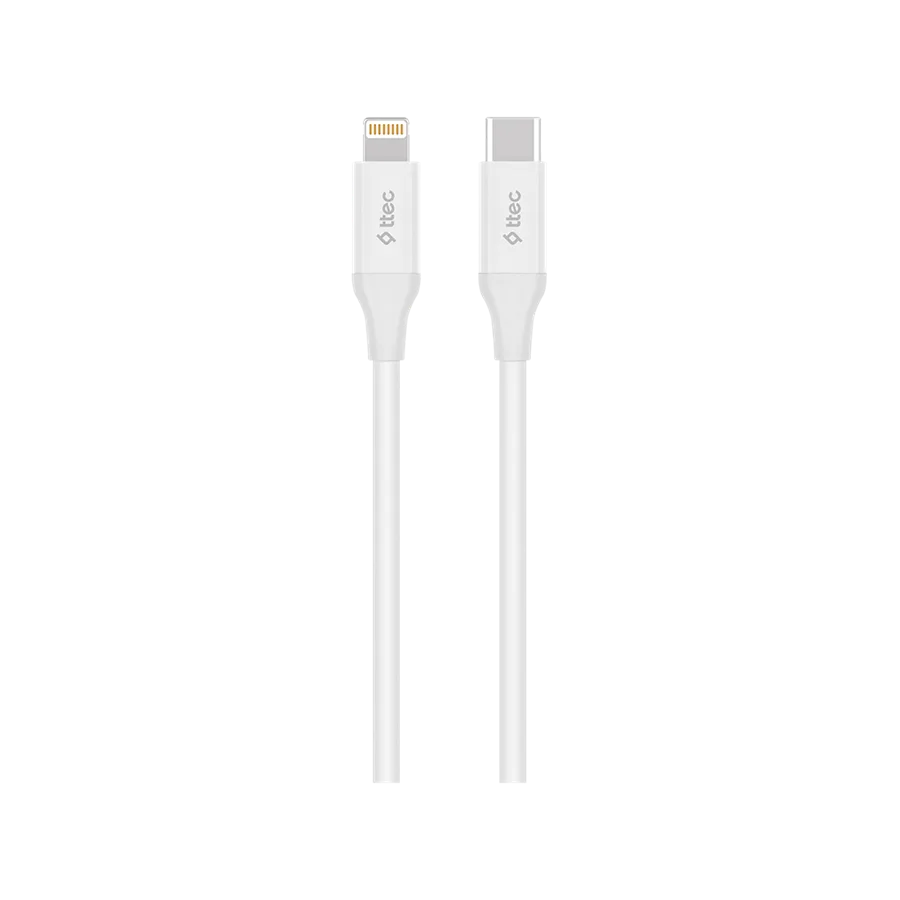 Ttec 2dk40b Type-c To Lightning 150 Cm Hızlı Şarj Kablosu Beyaz