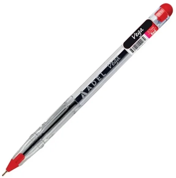 Adel Vega 0.7 Mm Tükenmez Kalem Kırmızı 2210130103