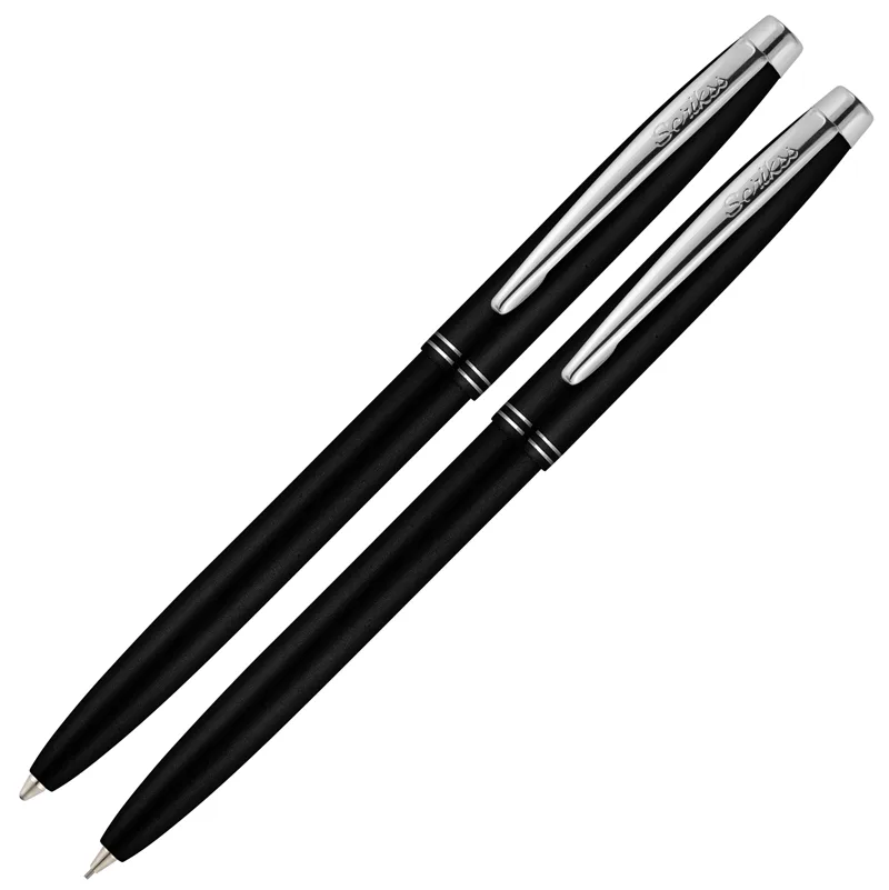 Scrikss 108 Prestige Tükenmez+versatil Kalem Seti Siyah
