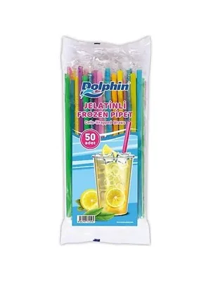 Universal Körüklü Tekli Ambalajlı Renkli Pipet 100"lü