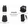 Mack Office 15.6" Notebook Sırt Çantası Siyah Mcc-006