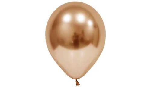 Balonevi 12" Krom Balon 50"li Bakır