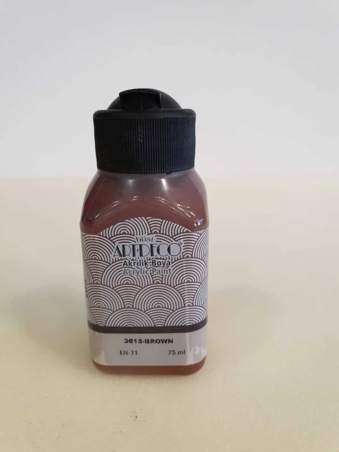 Artdeco 75 Ml Akrilik Boya Kahverengi 3615