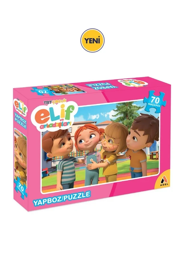 Adel Trt Çocuk Elif ve Arkadaşları 70 Parça Puzzle 2013000519000