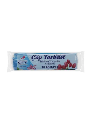 New City 75x90 Cm Battal Boy Çöp Poşeti 10"lu T-149