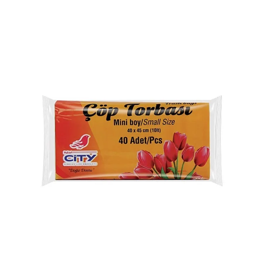 New City 40x45 Cm Mini Boy Çöp Poşeti 40"lı T-146