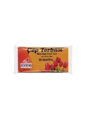 New City 40x45 Cm Mini Boy Çöp Poşeti 40"lı T-146