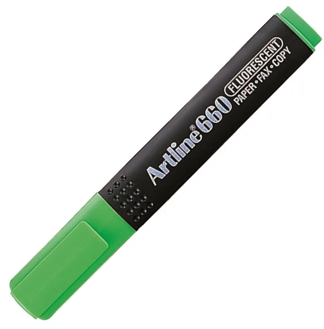 Artline Kesik Uç Fosforlu Kalem Neon Yeşil Ek-660n