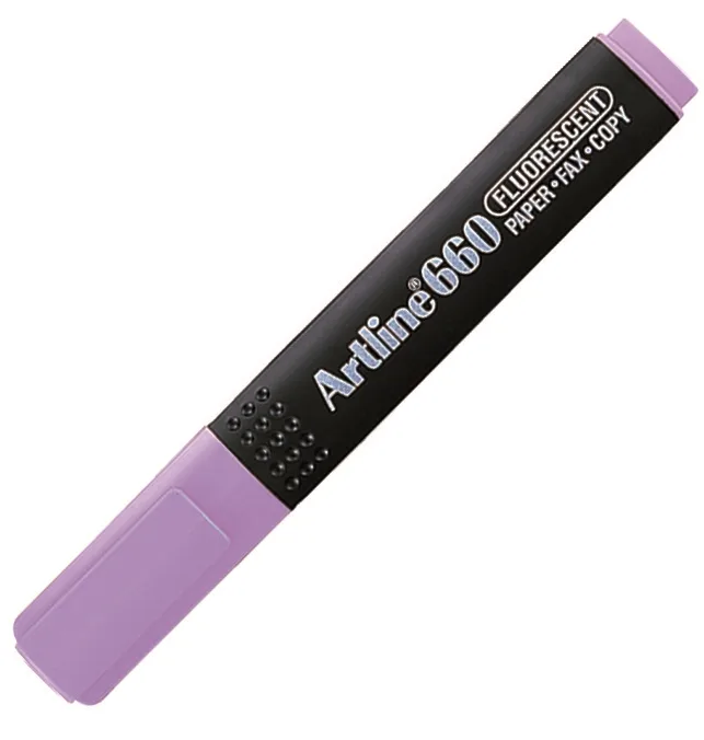 Artline Kesik Uç Fosforlu Kalem Neon Mor Ek-660n