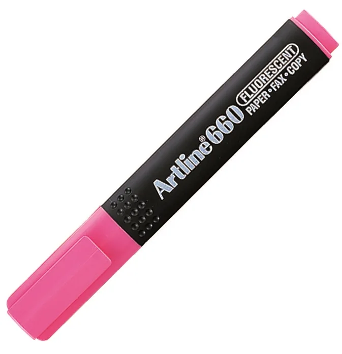 Artline Kesik Uç Fosforlu Kalem Neon Pembe Ek-660n