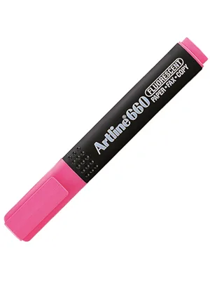 Artline Kesik Uç Fosforlu Kalem Neon Pembe Ek-660n