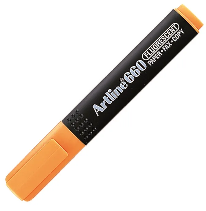Artline Kesik Uç Fosforlu Kalem Neon Turuncu Ek-660n