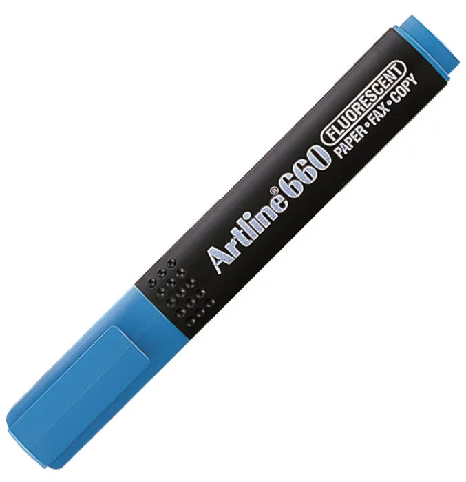 Artline Kesik Uç Fosforlu Kalem Neon Mavi Ek-660n