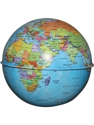 Gürbüz Globe Bank 42103 10 Cm Siyasi Kumbara Küre