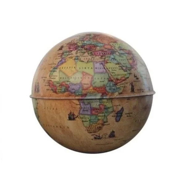 Gürbüz Globe Bank 44103 10 Cm Antik Kumbara Küre