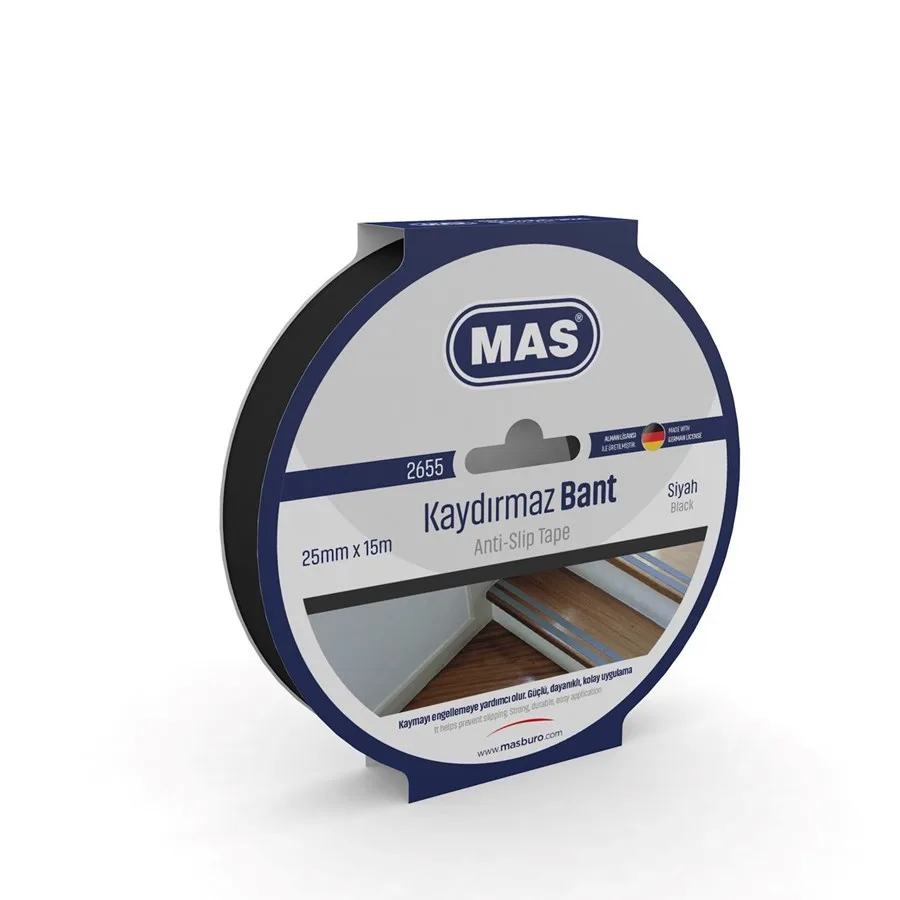 Mas 25 Mmx15 M Kaydırmaz Bant Siyah 2655