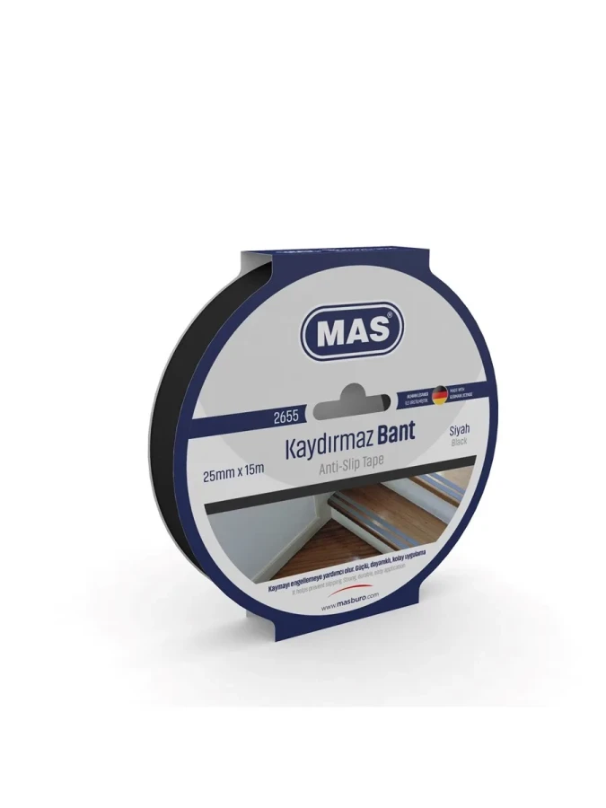 Mas 25 Mmx15 M Kaydırmaz Bant Siyah 2655