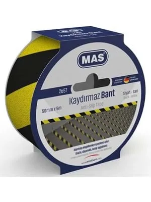 Mas 25 Mmx15 M Kaydırmaz Bant Siyah 2655