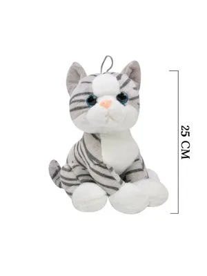 Selay 25 Cm Peluş Sabit Kedi Karma 1164