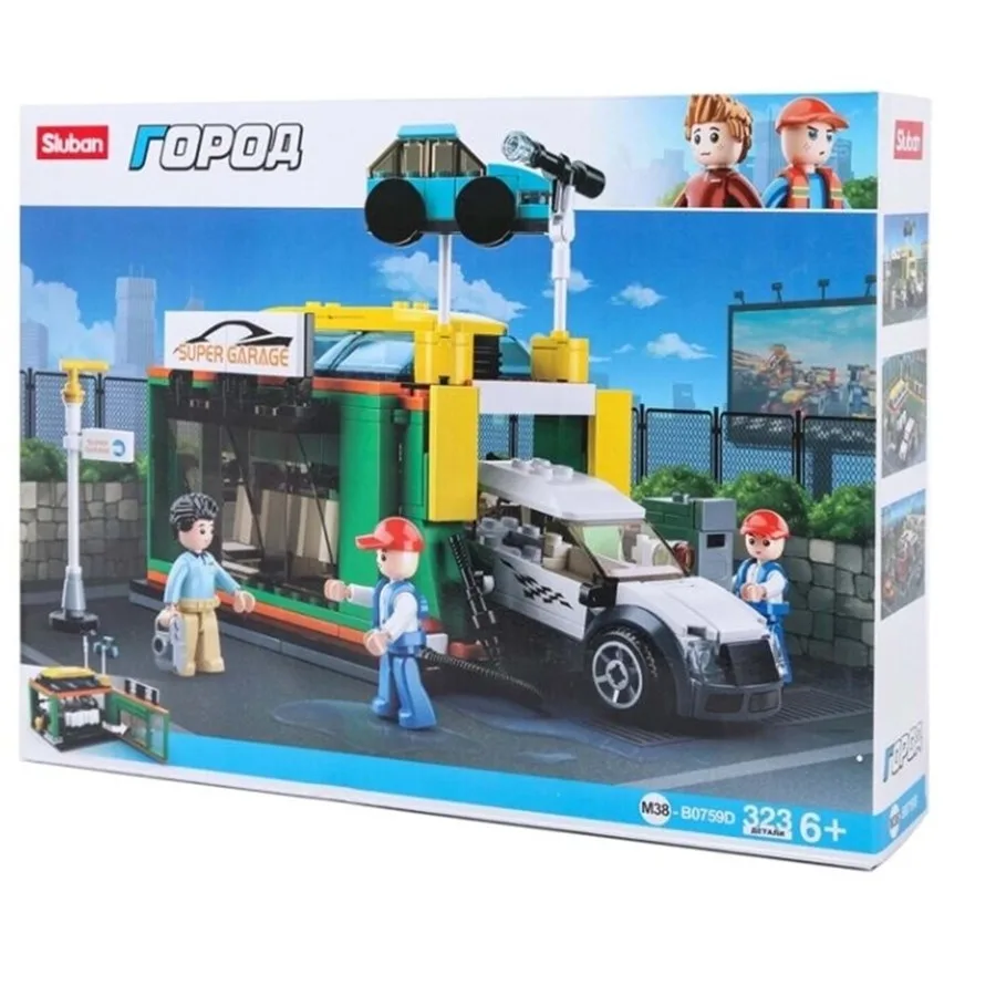 Sluban Town Araba Yıkama İstasyonu 323 Parça (lego) 1016000122000
