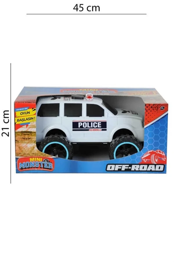 Çlk Toys Oyuncak Araba Mini Monster Polis Arabası Çlk-270 52701