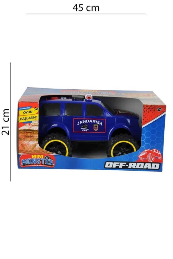 Çlk Toys Oyuncak Araba Mini Monster Jandarma Çlk-278 52718