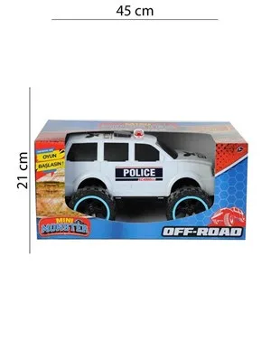 Çlk Toys Oyuncak Araba Mini Monster Jandarma Çlk-278 52718