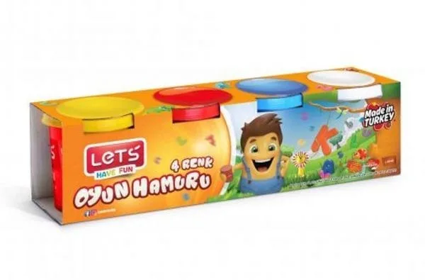 Lets 4 Renk Oyun Hamuru 460 Gr L8440