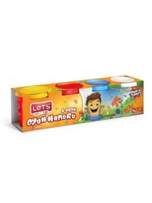 Lets 4 Renk Oyun Hamuru 460 Gr L8440