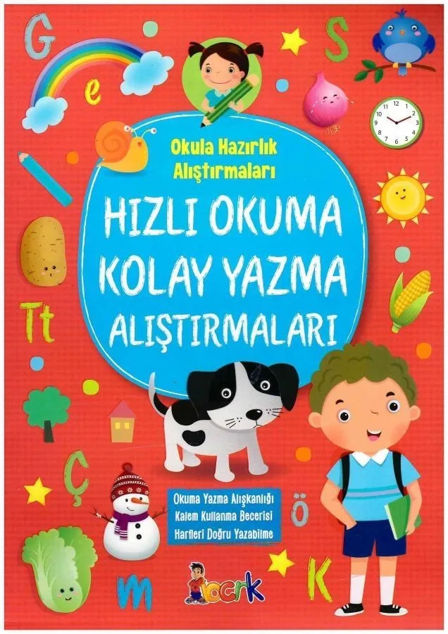 Hızlı Okuma Kolay Yazma Alıştırmaları-okula Hazırlık Alıştırmaları - Bıcırık Yayınları