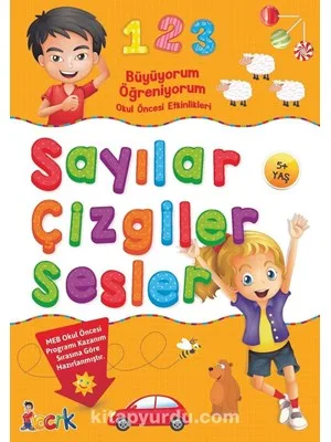 Sayılar\çizgiler\sesler-büyüyorum Öğreniyorum - Bıcırık Yayınları