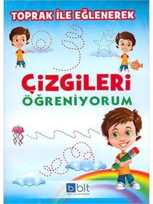 Bulut Toprak İle Eğlenerek Çizgileri Öğreniyorum - Bulut Yayınları