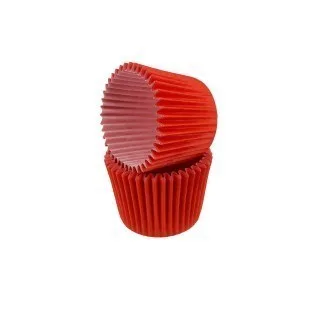 Nedi 65x60 Mm Kağıt Cup Kek Kalıbı Fırfırlı 25"li Kapsül Metalik Kırmızı 6100-r