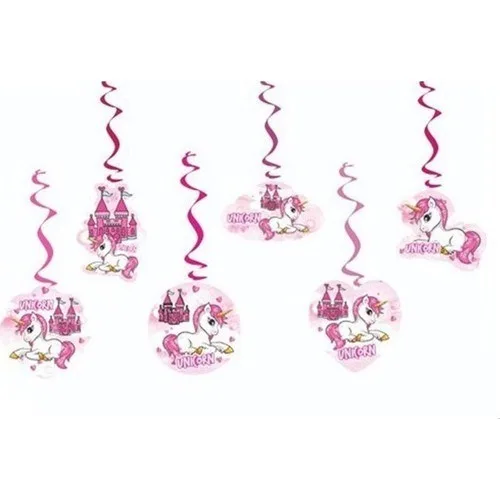 Nedi Unicorn Sarkıt Süs 6"lı 46584