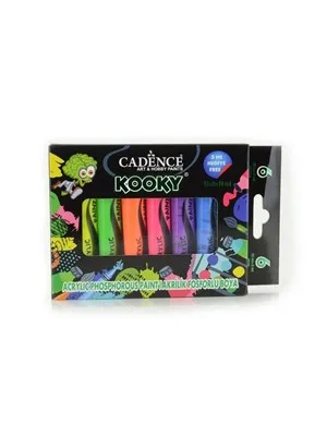 Cadence Kooky 15 Ml Fosforlu Akrilik Boya 6 Renk