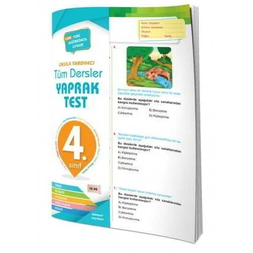 Element Yay.-4.sınıf Tüm Dersler Yaprak Test 2223