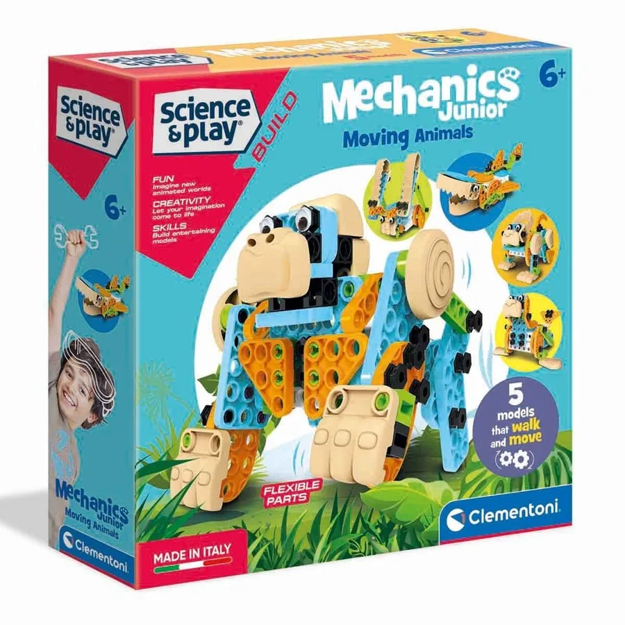 Clementoni Mechanics Junior - Hareketli Hayvanlar Cle-75060tr