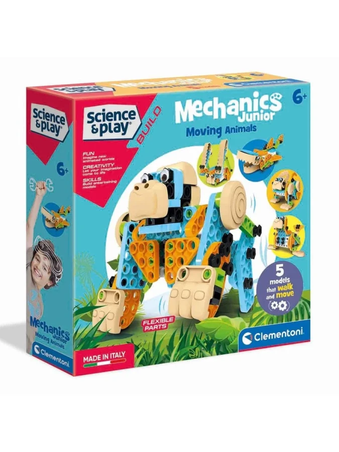 Clementoni Mechanics Junior - Hareketli Hayvanlar Cle-75060tr
