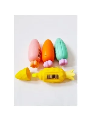 Marla Carrot Seri Mini Fosforlu Kalem Havuç