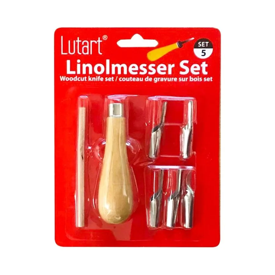 Lutart Linol Oyma Seti 5"li Lsr-5526