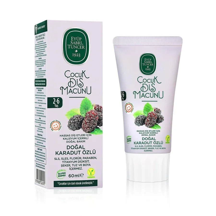 Eyüp Sabri Tuncer 60 Ml Diş Macunu Doğal Karadut Özlü Çocuk