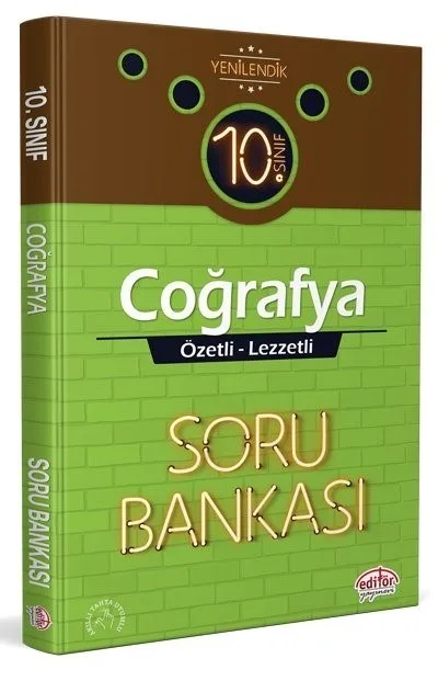 Editör Yay.-10.sınıf Coğrafya Soru Bankası 2223