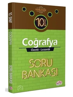Editör Yay.-10.sınıf Coğrafya Soru Bankası 2223
