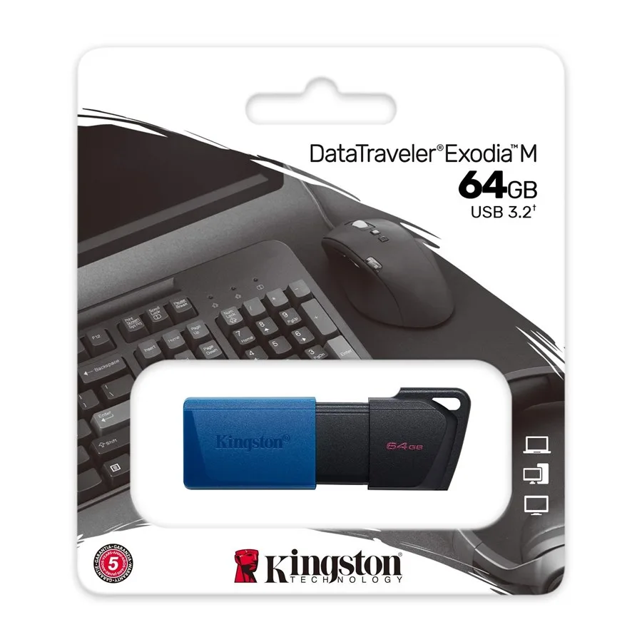 Kingston Dtxm-64 Gb Exodia Datatraveler Usb 3.2 Gen 1 64 Gb Flash Bellek
