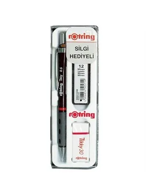 Rotring Tikky Set 0.5 Versatil+min+silgi Bordo Ro-kk07-05