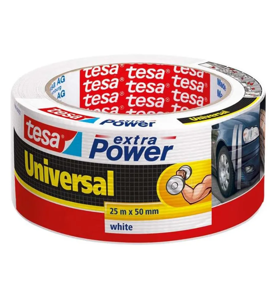 Tesa 50 Mmx25mt Extra Power Çok Amaçlı Bant Beyaz 56388