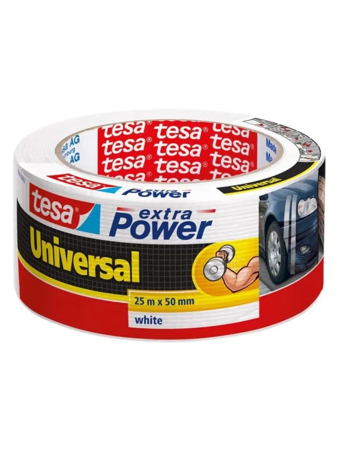 Tesa 50 Mmx25mt Extra Power Çok Amaçlı Bant Beyaz 56388